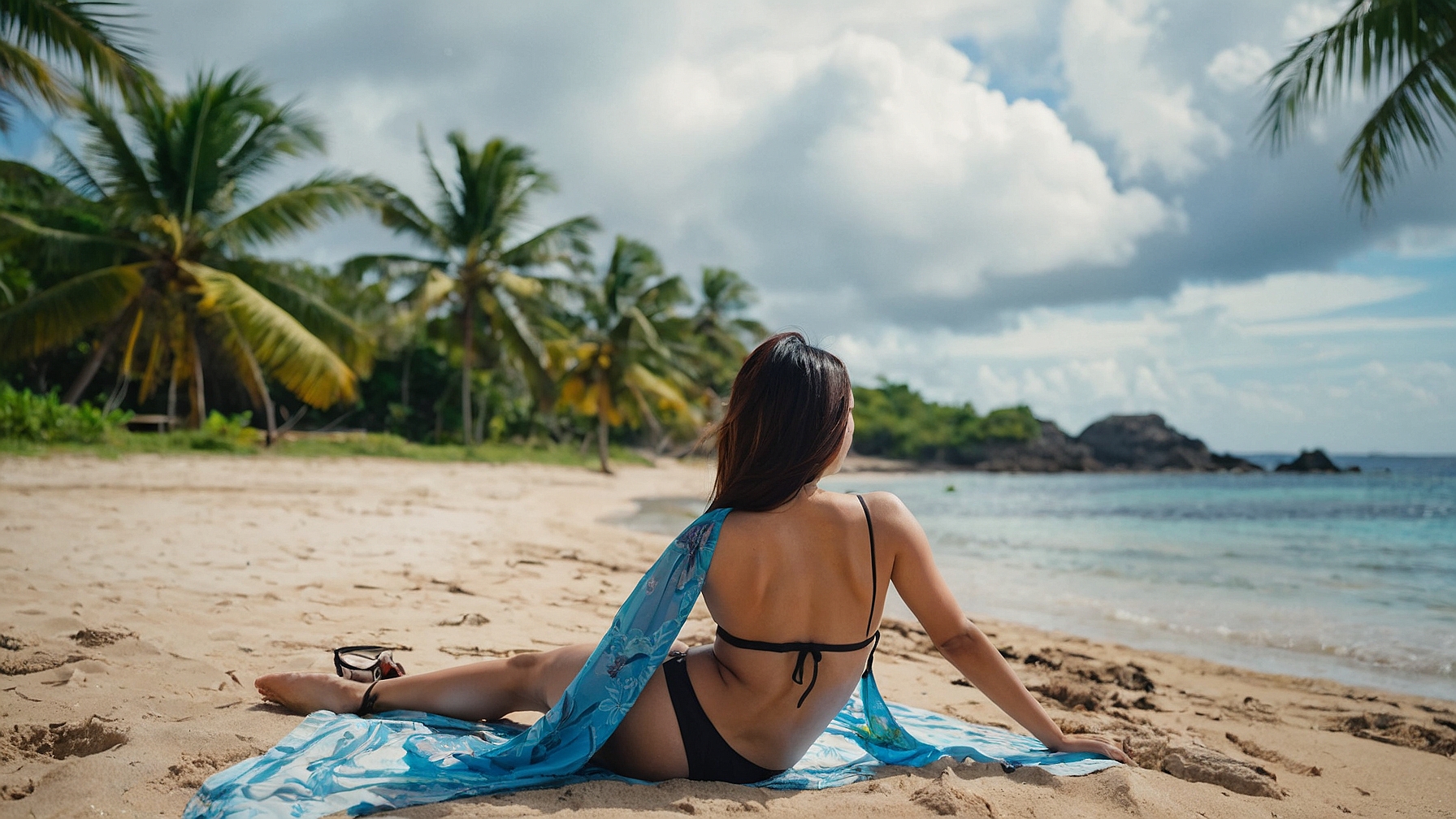 Woman at Beach 59